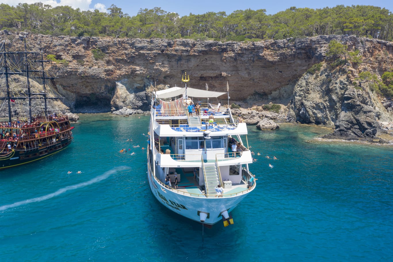 Kemer: Megastar Catamaran Cruise With Foam Party Free Lunch and Swim Breaks - image 6