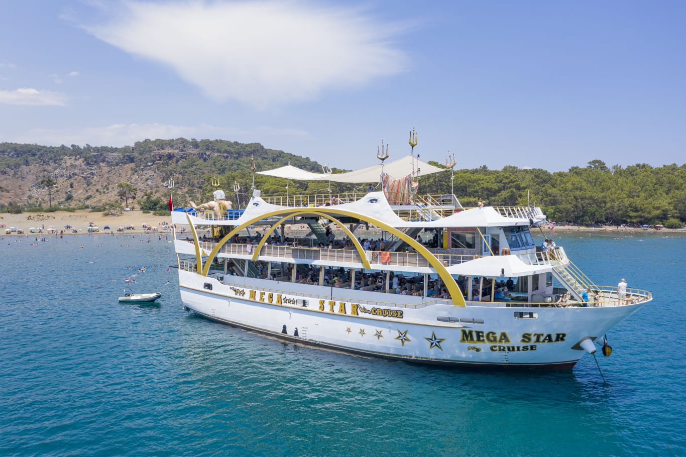 Antalya: Megastar Catamaran Cruise With Foam Party Free Lunch and Swim Breaks - image 3