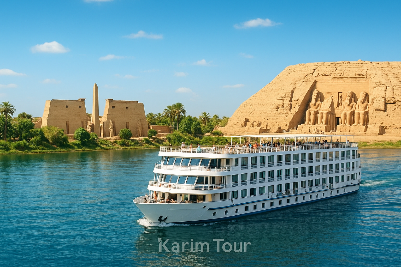 🌴 Nile Cruise Luxor - Aswan from Hurghada (4 days / 3 nights) 🌴