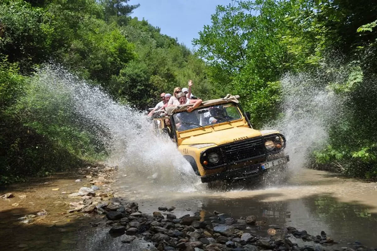 From Belek: Jeep Safari Adventure with Lunch and Transfer