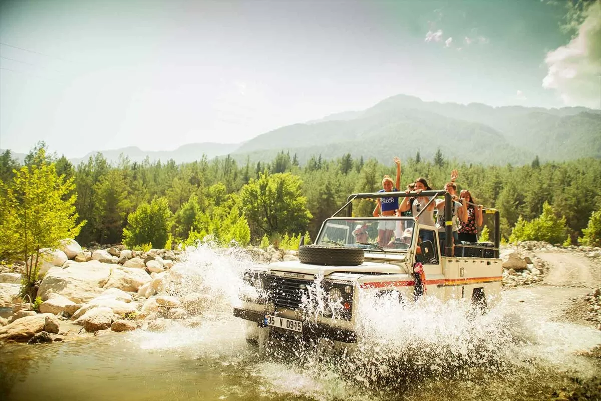 From Belek: Jeep Safari Adventure with Lunch and Transfer