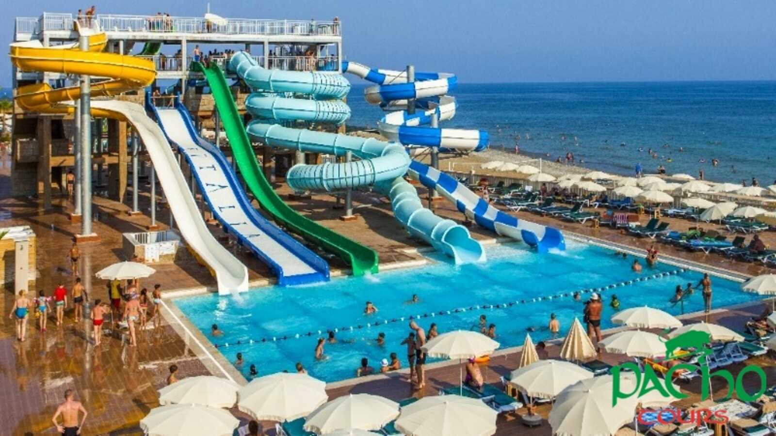 Alanya: Eftalia Island Aquapark Transfer with Lunch