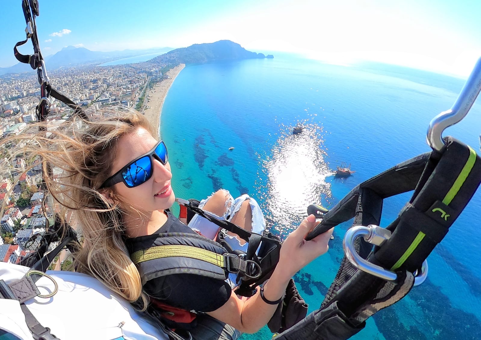 ​Belek: Tandem Paragliding from 700m with hotel Pickup