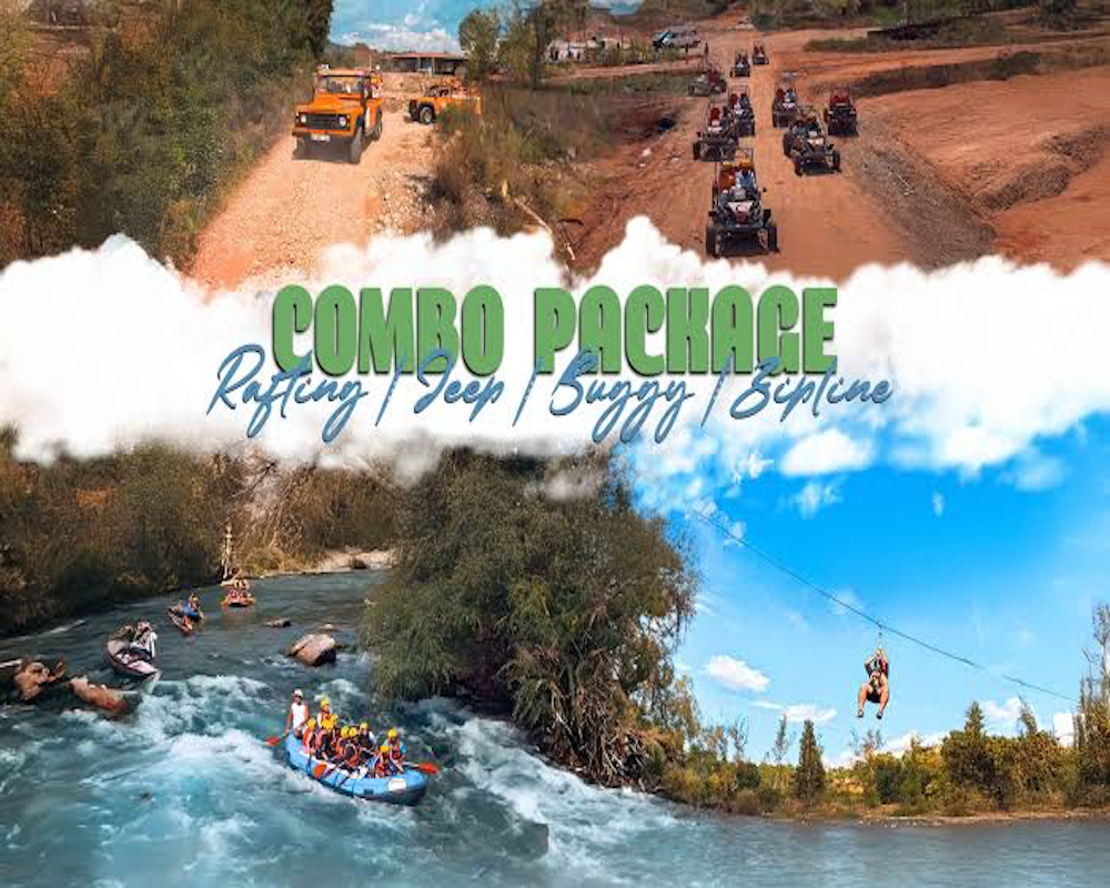 Belek Combo: Rafting, Zipline, Canyon, ATV/Buggy & Lunch