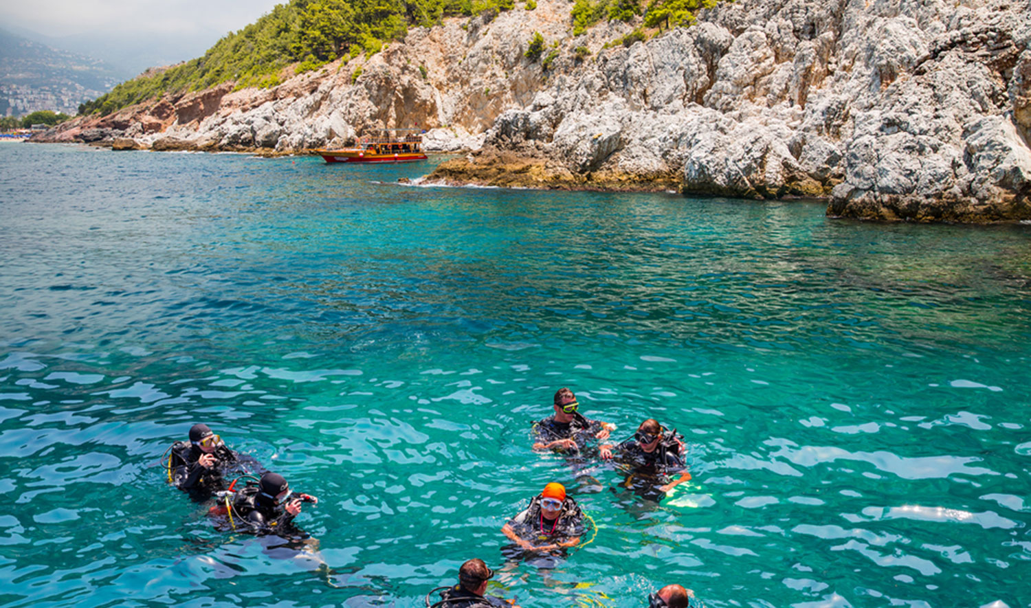 Kemer: Scuba Diving with Pickup, Lunch, and 2 Dives